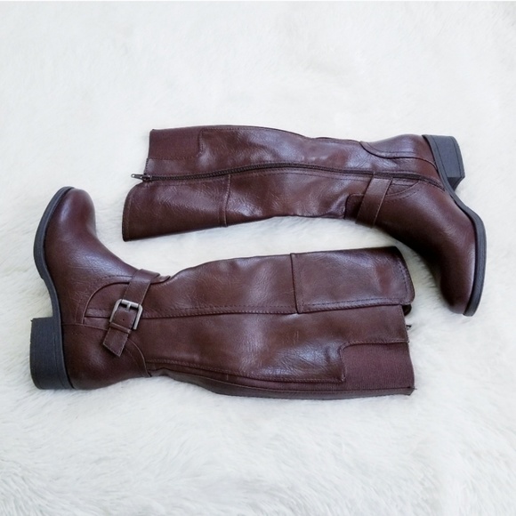 Croft & Barrow Ortholite Armor Brown Riding Boots - Picture 2 of 8